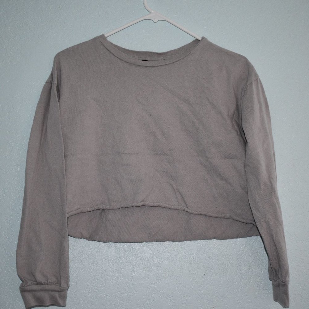 forever 21 cropped long sleeve